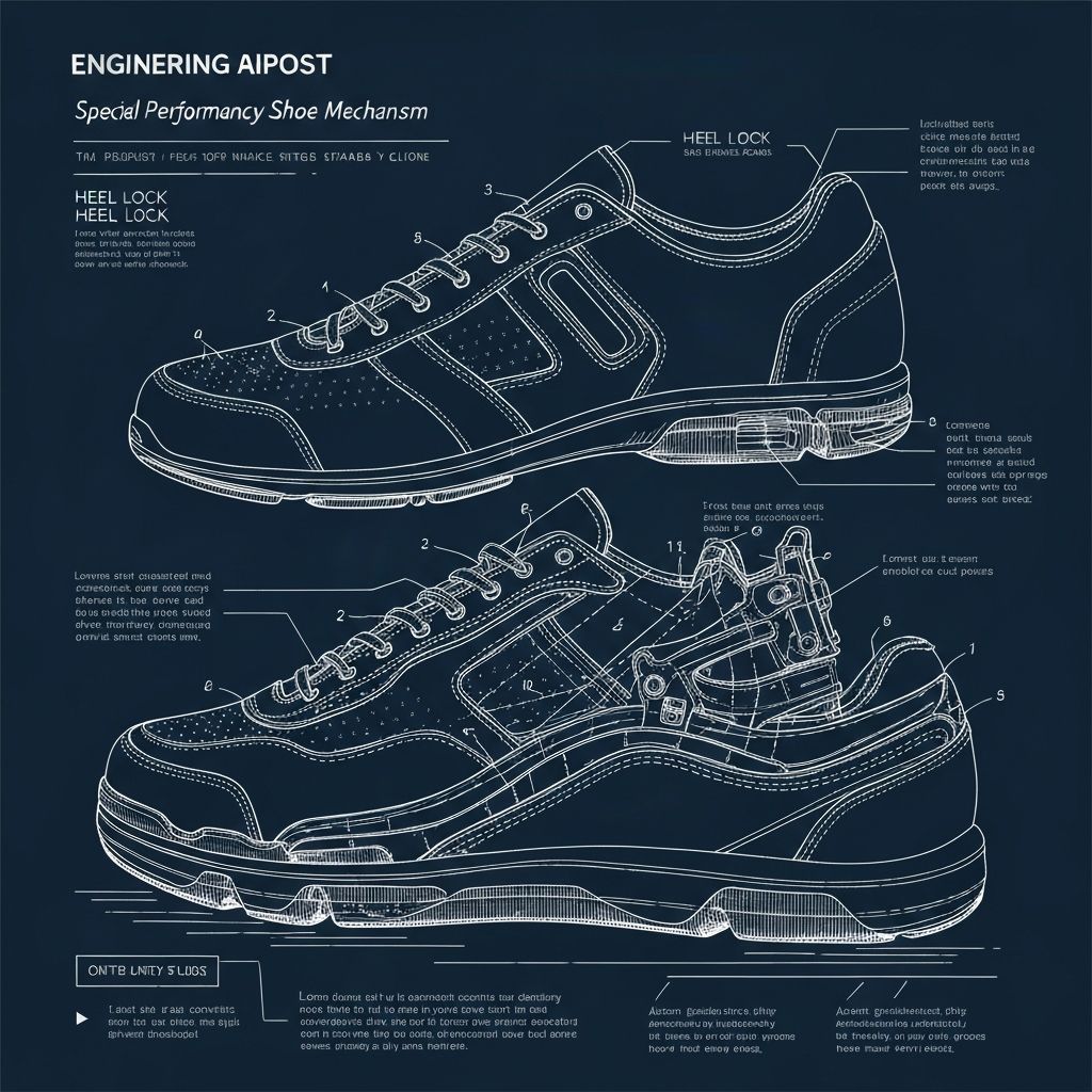 Michael Jackson patent shoe diagram
